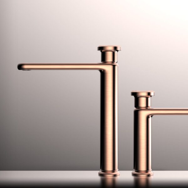 Sekko Series Luxury Rose Gold Basin Faucet Set