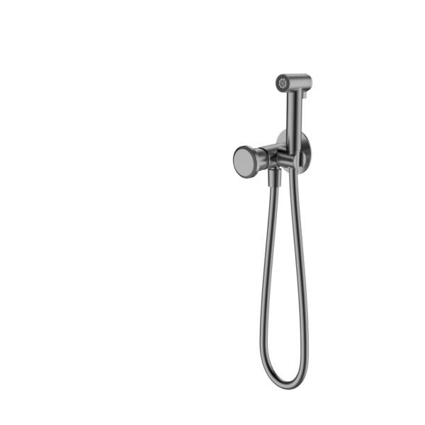 Zucchetti Sablier Concealed Hygienic Shower Set, Gun Metal Finish
