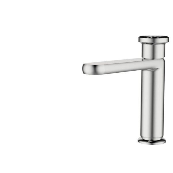Modern Cylindrical Deck-Mounted Basin Mixer Tap