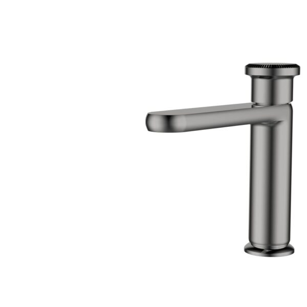 Iris Cylindrical Tower Basin Mixer - Brushed Anthracite